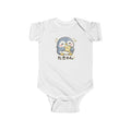 Cute Penguin Baby Bodysuit — Japanese Text "たきやん" Romper